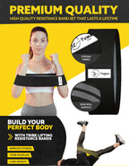 Tumaz Care FRB76 Fitness Resistance Band for Legs, Butt, Yoga & Pilates