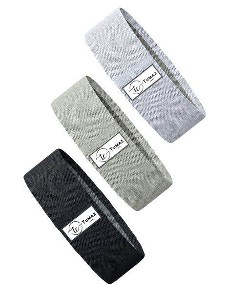 Tumaz Care FRB76 Set of 3 Fitness Resistance Bands for Glutes & Pilates