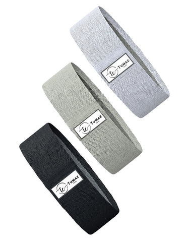 Tumaz Care FRB76 Set of 3 Fitness Resistance Bands for Glutes & Pilates
