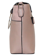 Fino G-9106 Faux Leather Sling/Crossbody with Silver Ring Detail