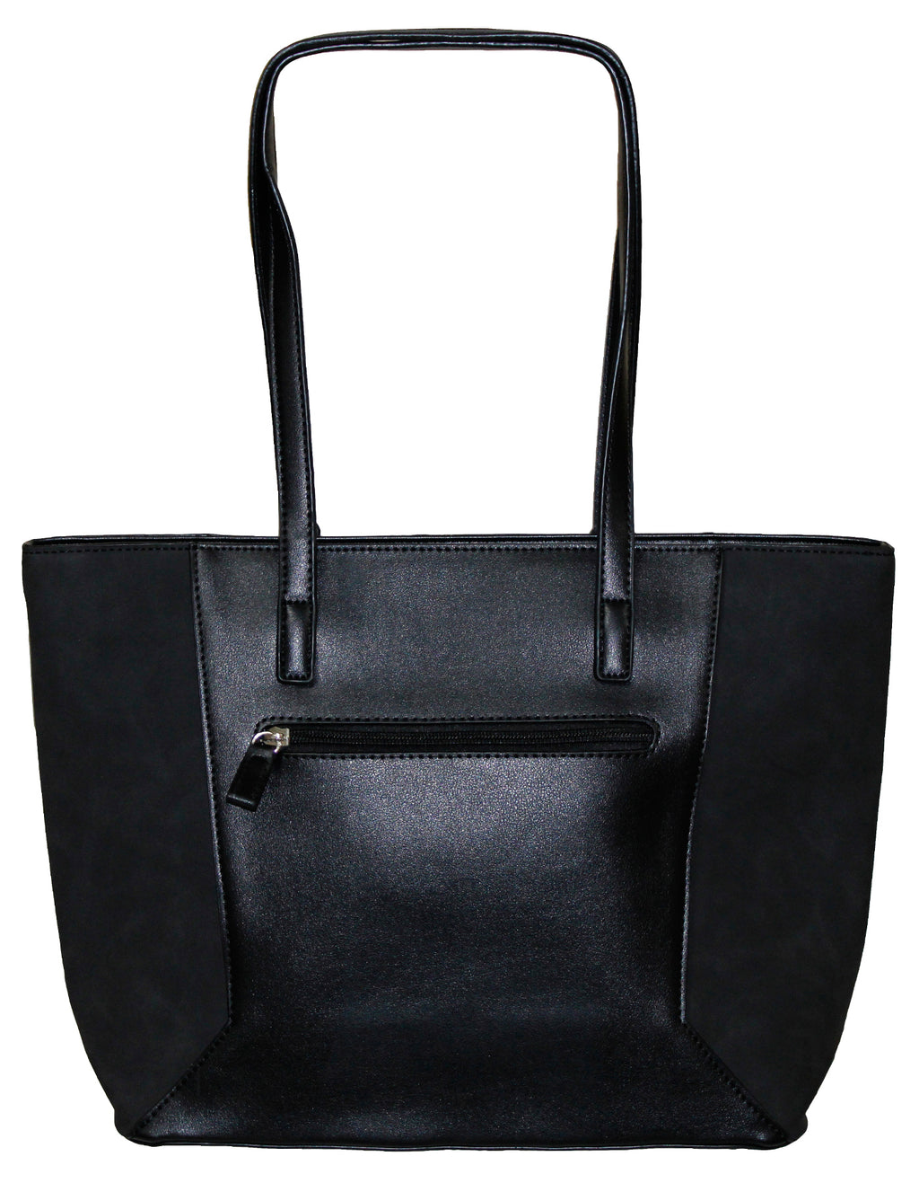 Fino G9107 Chic Faux Leather Handbag with Detachable Pom Charm