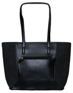 Fino G9107 Chic Faux Leather Handbag with Detachable Pom Charm