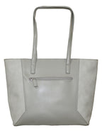 Fino G9107 Chic Faux Leather Handbag with Detachable Pom Charm