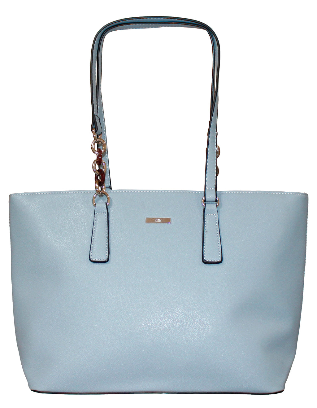 Fino G9111 Faux Leather Ladies Handbag with Chain-Link Straps