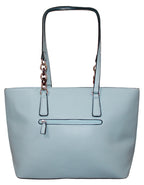 Fino G9111 Faux Leather Ladies Handbag with Chain-Link Straps