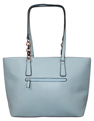 Fino G9111 Faux Leather Ladies Handbag with Chain-Link Straps