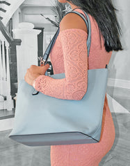 Fino G9111 Faux Leather Ladies Handbag with Chain-Link Straps