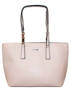 Fino G9111 Faux Leather Ladies Handbag with Chain-Link Straps