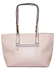 Fino G9111 Faux Leather Ladies Handbag with Chain-Link Straps