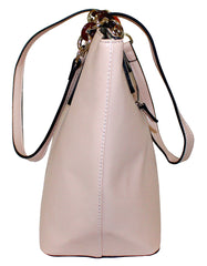 Fino G9111 Faux Leather Ladies Handbag with Chain-Link Straps