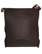 Deluxell GSX-101 Unisex Full Grain Genuine Leather Windmill Sling Bag
