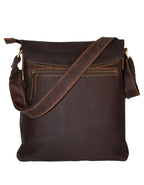 Deluxell GSX-101 Unisex Full Grain Genuine Leather Windmill Sling Bag