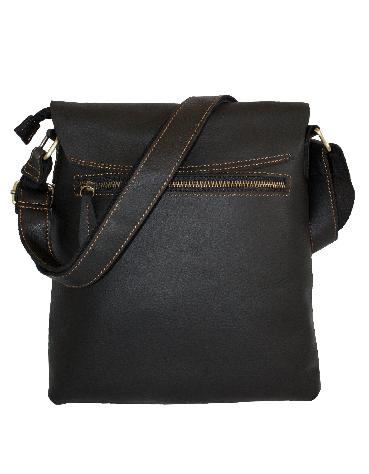 Deluxell GSX-101 Unisex Full Grain Genuine Leather Windmill Sling Bag