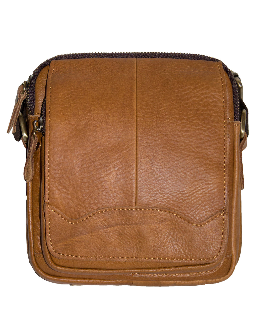 Deluxell GSX-102 Unisex Full Grain Genuine Leather Sling/ Crossbody Bag