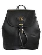 Deluxell GSX-107 Unisex Full Grain Genuine Leather Drawstring Backpack