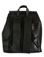 Deluxell GSX-107 Unisex Full Grain Genuine Leather Drawstring Backpack