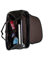 Deluxell GSX-107 Unisex Full Grain Genuine Leather Drawstring Backpack