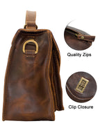 Deluxell GSX-108 Full Grain Genuine Leather Women's Crossbody/ Handbag