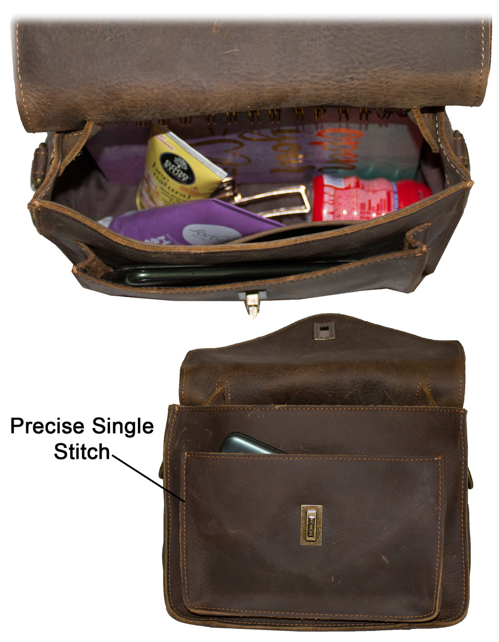 Deluxell GSX-108 Full Grain Genuine Leather Women's Crossbody/ Handbag