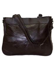 Fino GW-16040 Multi-Compartment Genuine Patch Leather Hand & Shoulder Bag