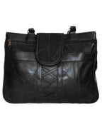 Fino GW-80182 Multi-Compartment Genuine Patch Leather Hand & Shoulder Bag