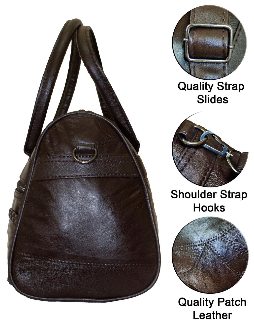 Fino GW-80205 Genuine Patch Leather Crisscross Plait Design Shoulder Bag