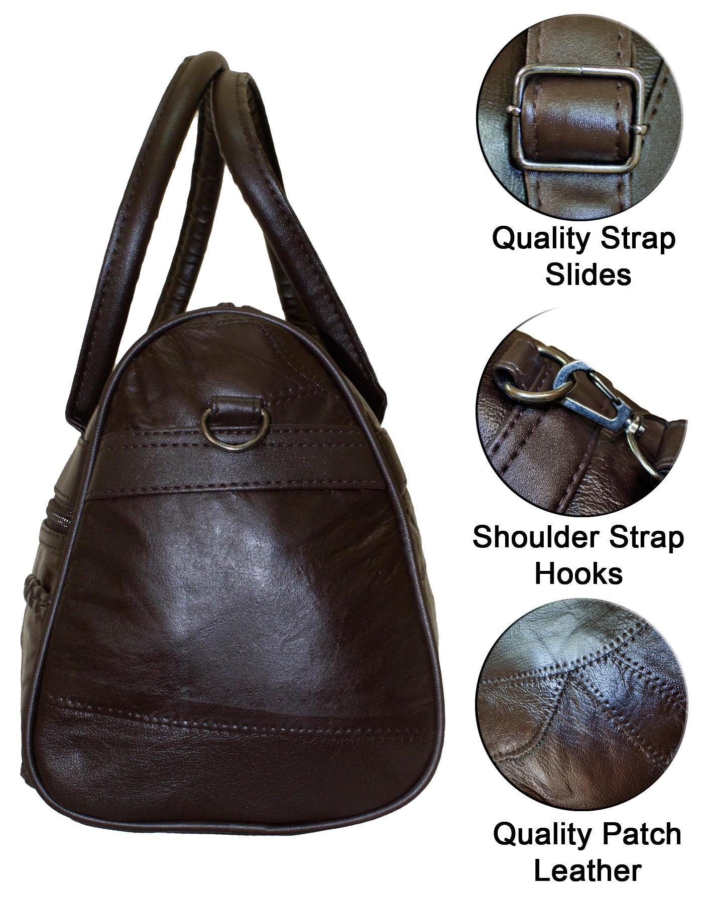 Fino GW-80205 Genuine Patch Leather Crisscross Plait Design Shoulder Bag