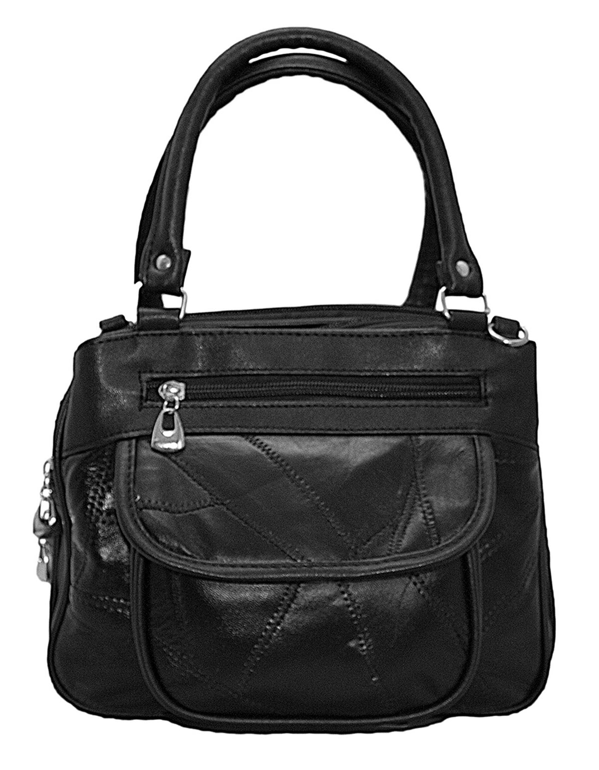 Fino GW-80398 Genuine Patch Leather Multi-Compartment Mama Sling Bag