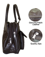 Fino GW-80398 Genuine Patch Leather Multi-Compartment Mama Sling Bag