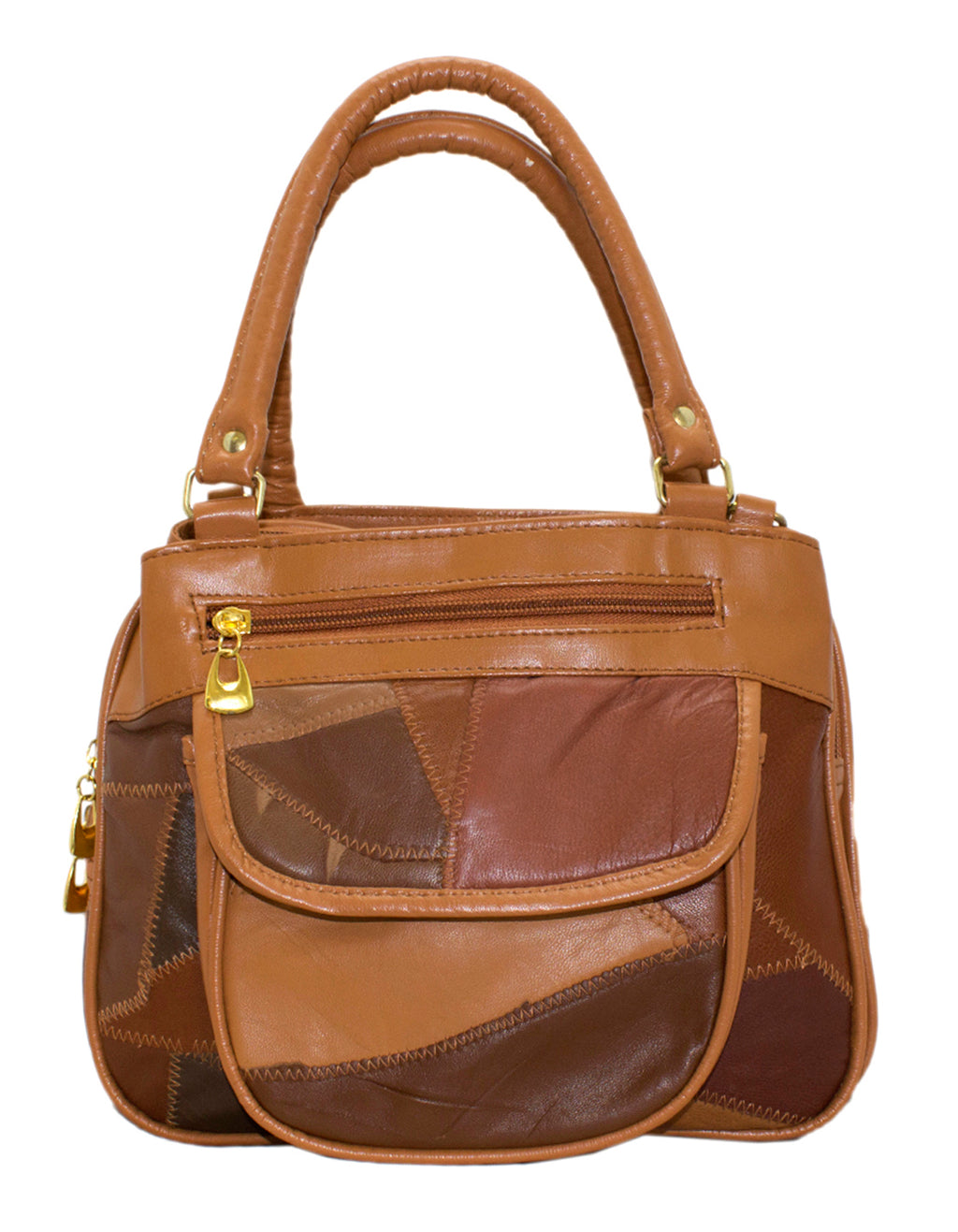 Fino GW-80398 Genuine Patch Leather Multi-Compartment Mama Sling Bag