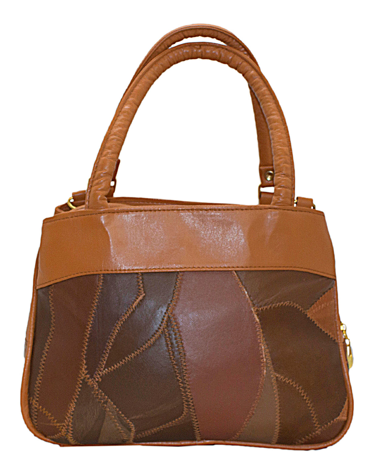 Fino GW-80398 Genuine Patch Leather Multi-Compartment Mama Sling Bag
