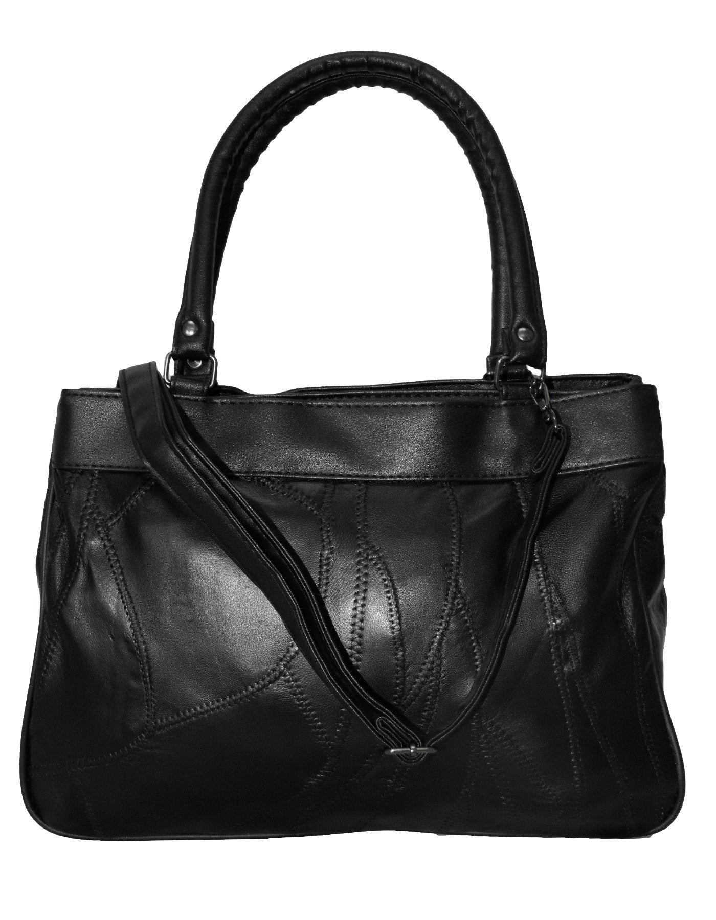 Fino GW-80753 Genuine Patch Leather Multi-Compartment Mama Shoulder Bag