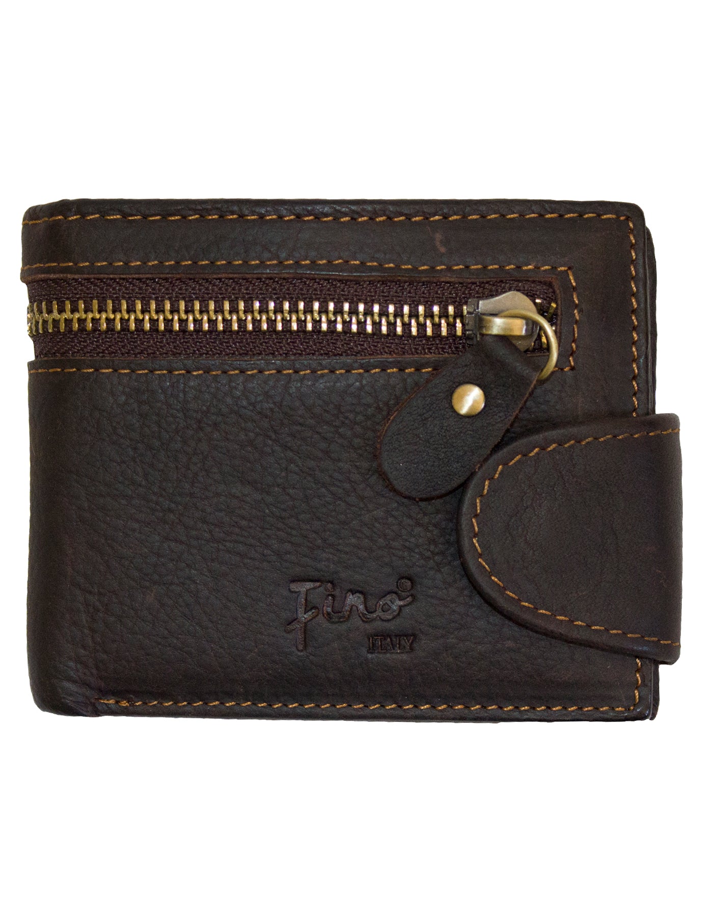 Fino GX-047 Full Grain Genuine Leather Mens Wallet with Box