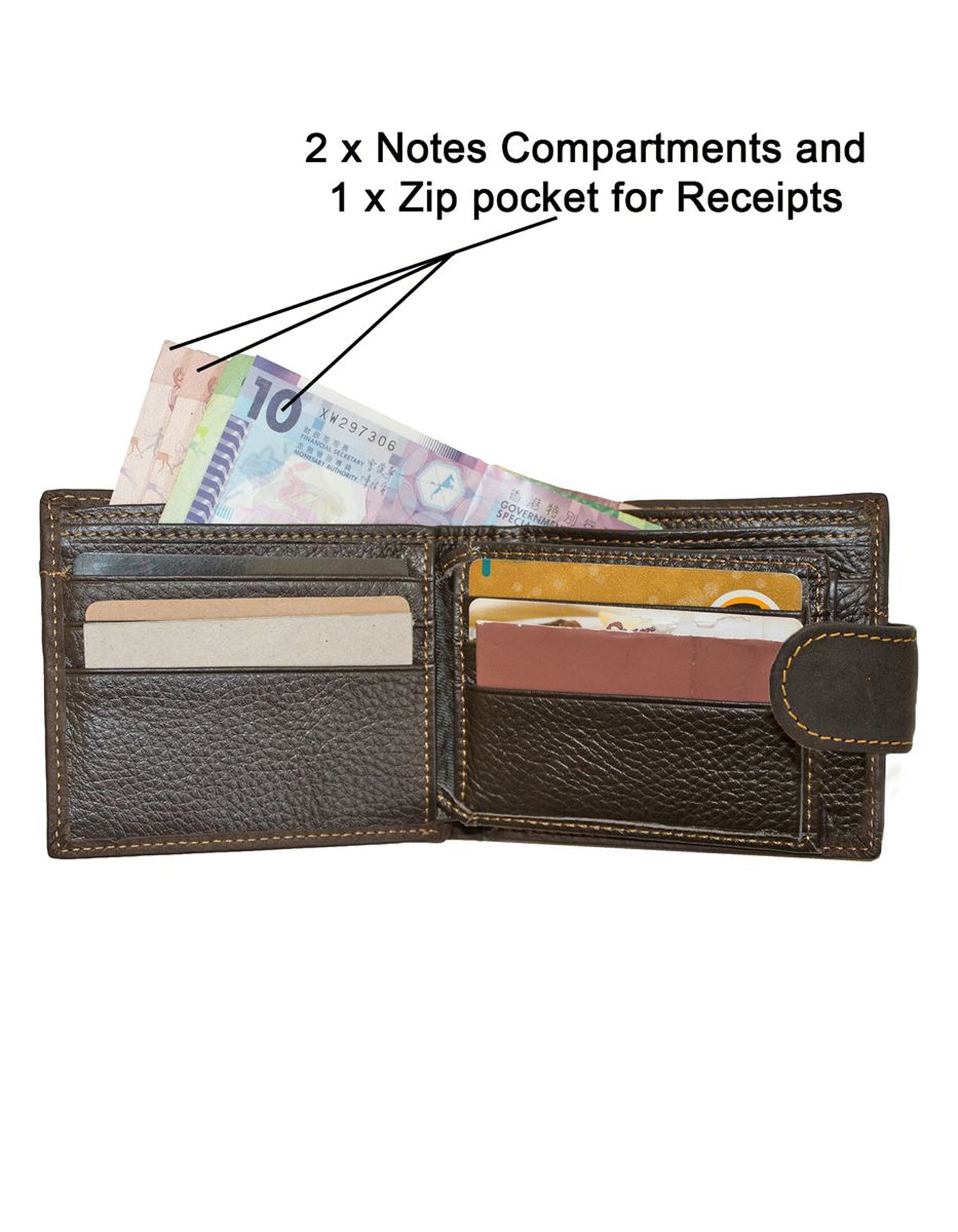 Fino GX-070 Genuine Leather Card Wallet with Box