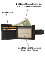 Fino GX-W202 Full Genuine Leather Wallet with Box