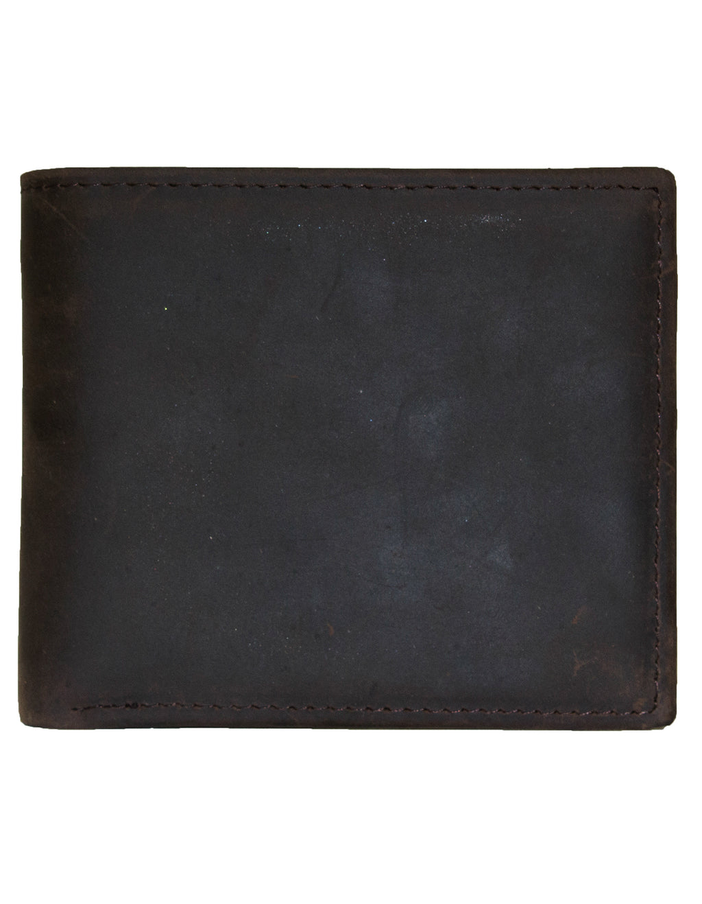 Fino GX-W206 Genuine Leather Waxed Card Wallet with Box - Coffee