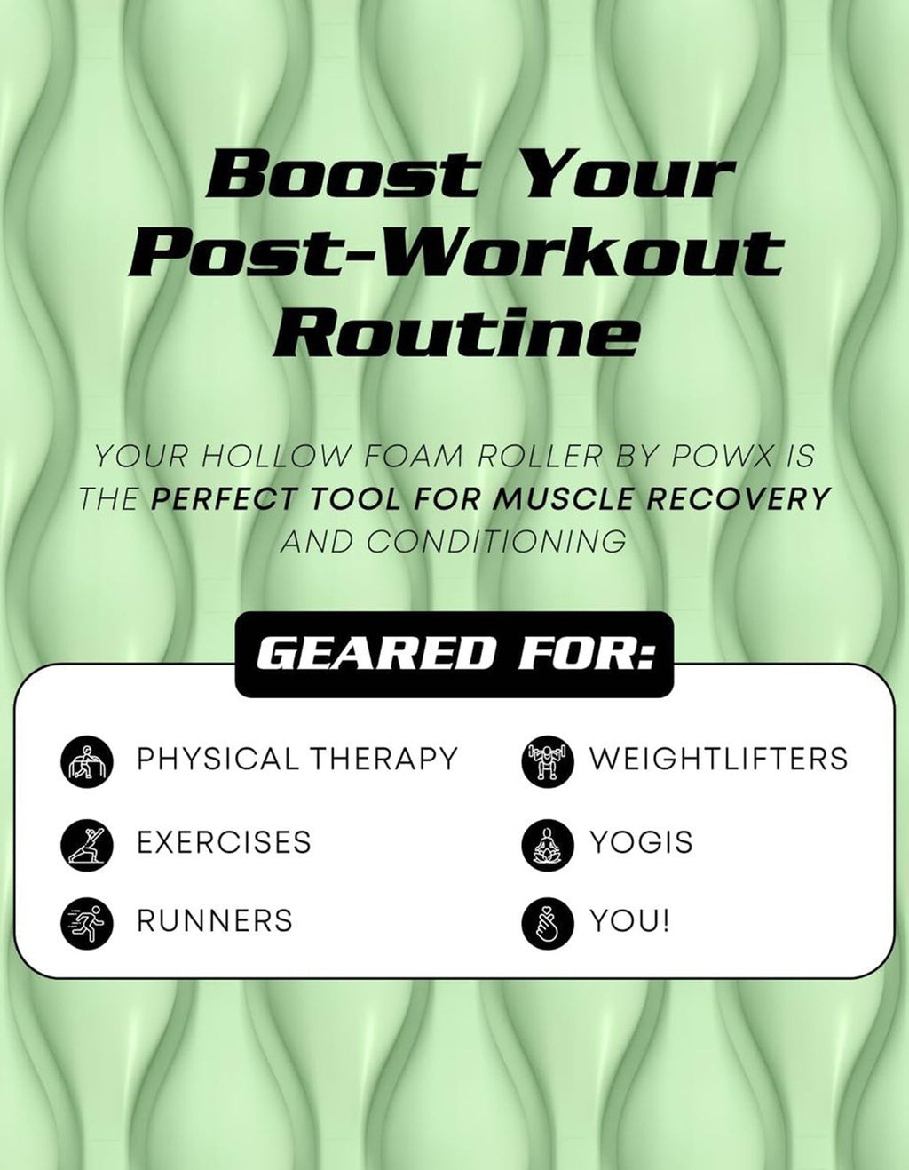 Tumaz Care HF024 Deep Tissue Muscle Massage Foam Roller