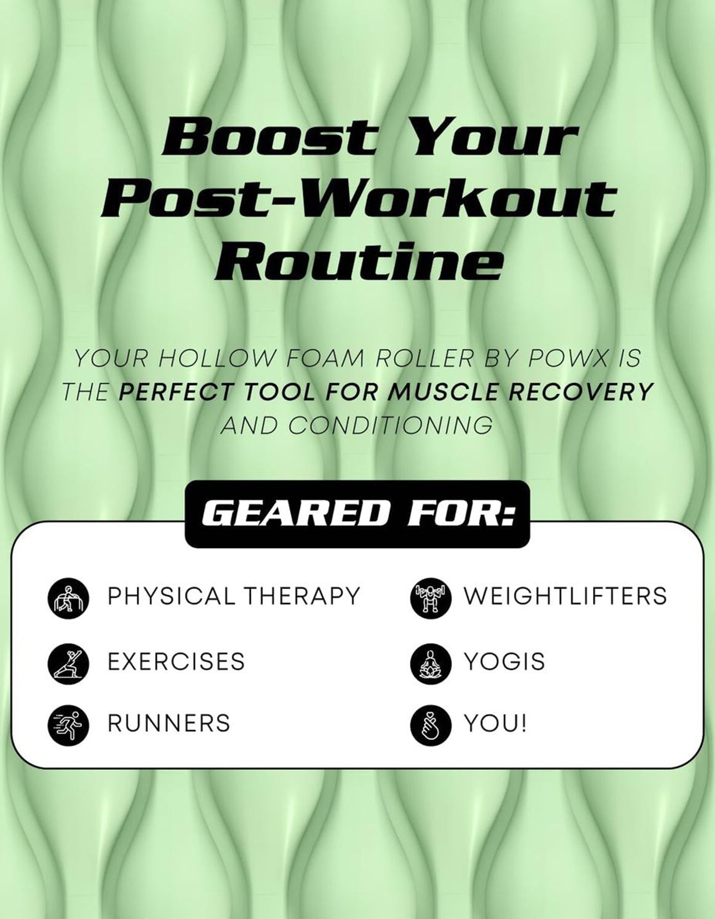 Tumaz Care HF024 Deep Tissue Muscle Massage Foam Roller