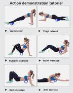 Tumaz Care HF024 Deep Tissue Muscle Massage Foam Roller