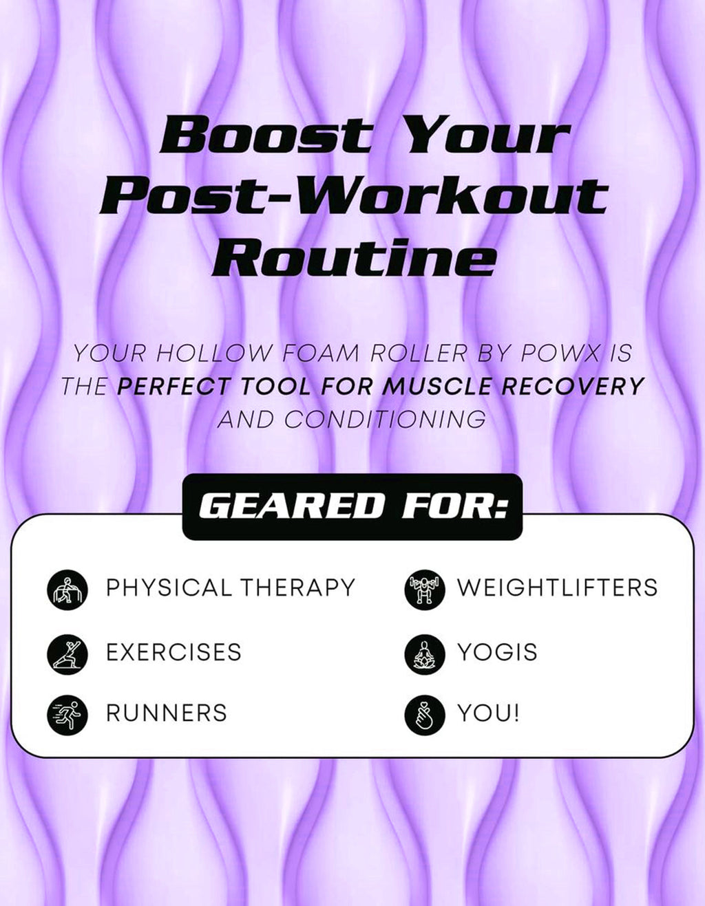 Tumaz Care HF024 Deep Tissue Muscle Massage Foam Roller