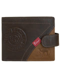 Fino HL-502 Genuine Leather Dakota Card Wallet with SD Card Holder & Box