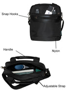 Fino HY-1228 Unisex Water-Resistant Nylon Shoulder/ Crossbody Bag