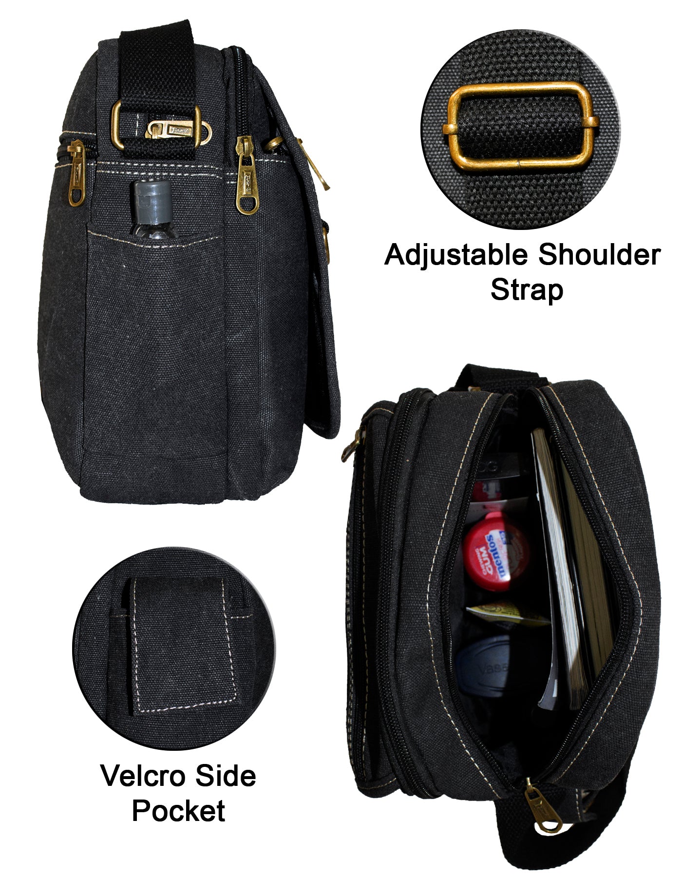 Fino HY-325 Retro Canvas Sling Bag
