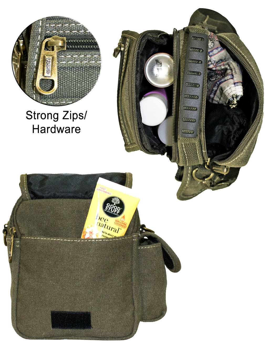 Fino Hy-3524 Unisex Canvas Shoulder Bags Travel Bag Crossbody Bag