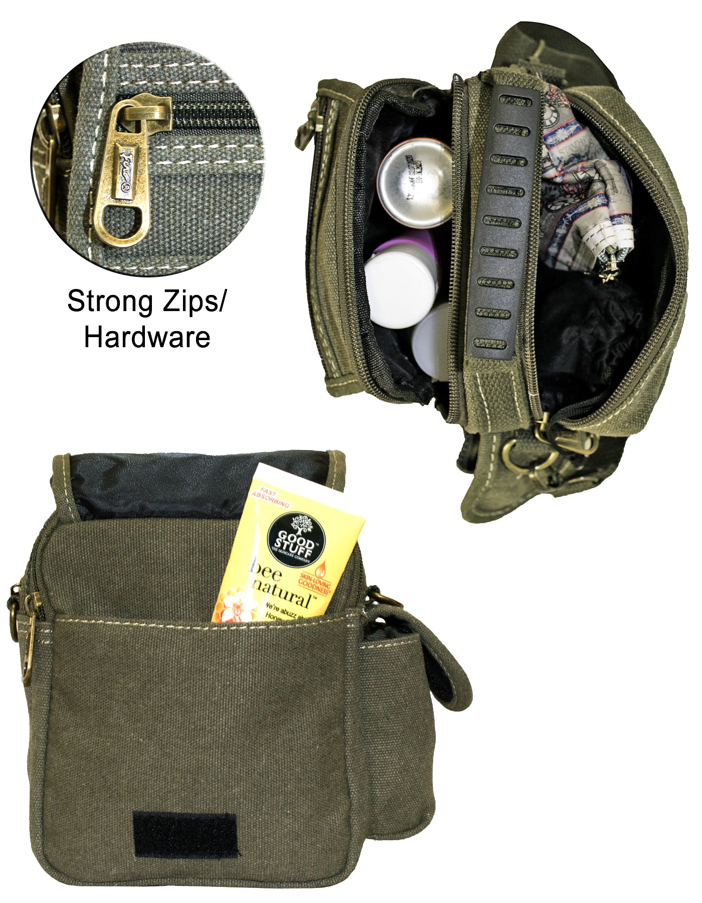 Fino Hy-3524 Unisex Canvas Shoulder Bags Travel Bag Crossbody Bag