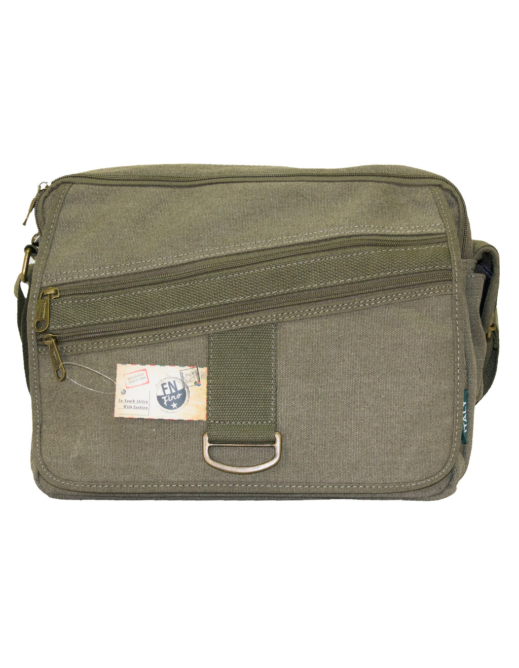 Fino HY-3544 Unisex Vintage Cotton Canvas Crossbody Messenger Bag