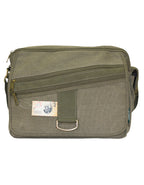 Fino HY-3544 Unisex Vintage Cotton Canvas Crossbody Messenger Bag