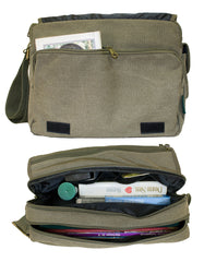 Fino HY-3544 Unisex Vintage Cotton Canvas Crossbody Messenger Bag