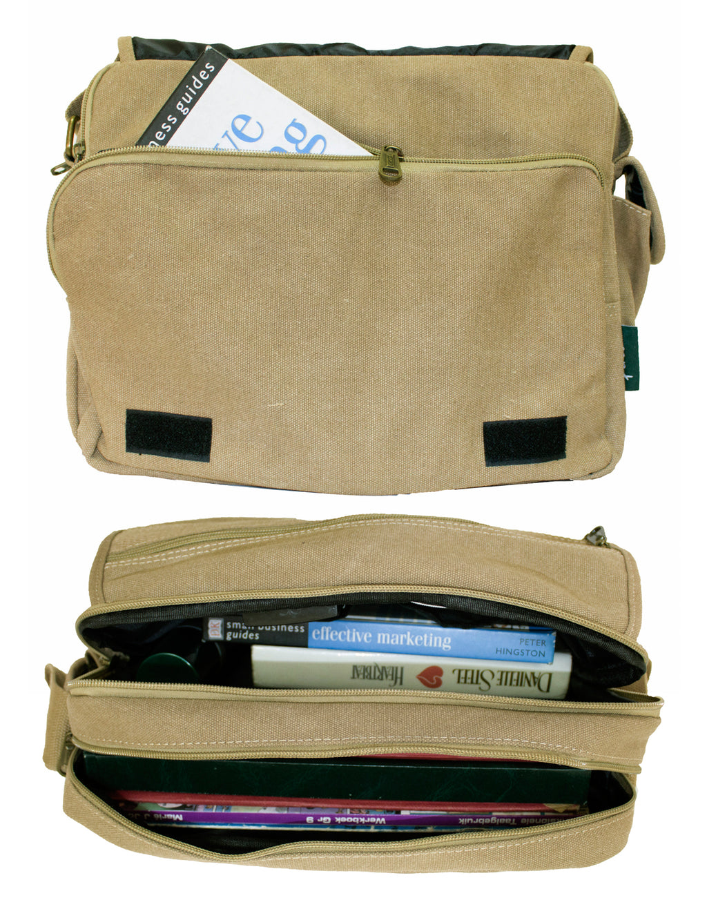 Fino HY-3544 Unisex Vintage Cotton Canvas Crossbody Messenger Bag
