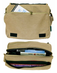 Fino HY-3544 Unisex Vintage Cotton Canvas Crossbody Messenger Bag